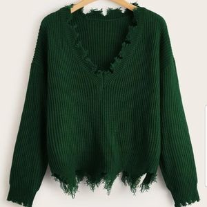 Frayed Edge Sweater